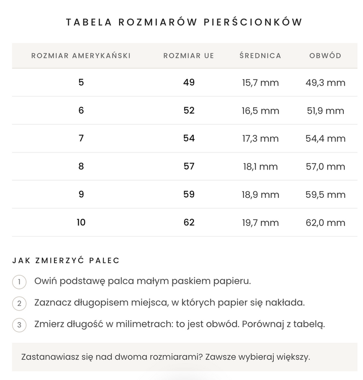 CELESTA – zwykły pierścień